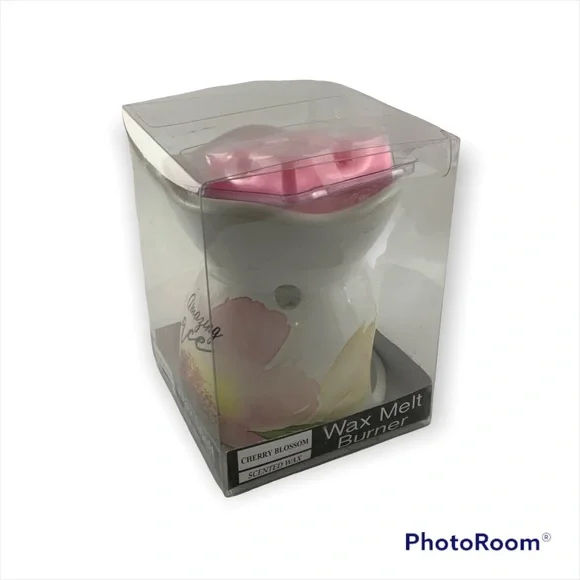 Amazing Grace Wax Melt Burner Set With Melts White Floral Multi Color NEW - Picture 8 of 10